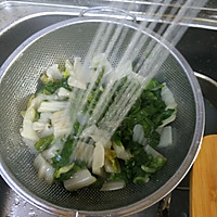 厚皮菜回锅的做法图解2