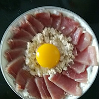 鸡蛋酒糟炖咸肉的做法图解3
