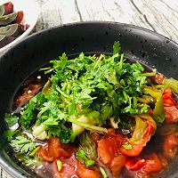 快手菜～手撕辣椒拌松花的做法图解7