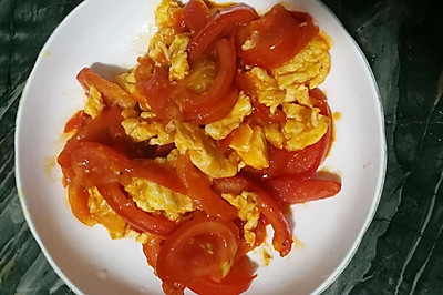 番茄酱炒西红柿炒蛋