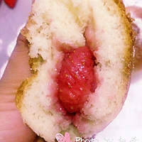 软糯香甜的草莓面包的做法图解7