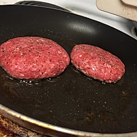 最正宗美式汉堡（多汁）Half pound burger的做法图解3