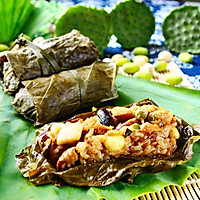 荷叶糯米鸡的做法图解20