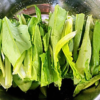 #换着花样吃早餐#蚝油蒜蓉油麦菜的做法图解2