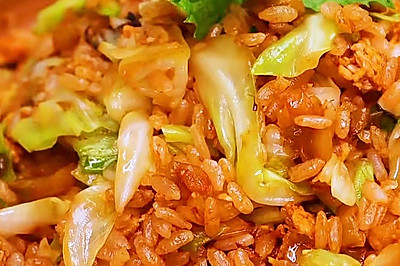 圆白菜炒饭