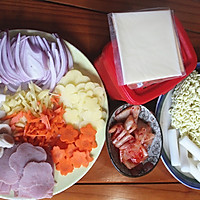 韩式泡菜芝士年糕火锅的做法图解1