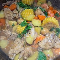 鸡翅鸡爪明虾煲的做法图解16