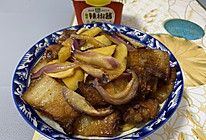 #暖冬酱在手，嗨吃部队锅#香煎韩式五花肉（空气炸锅版）的做法