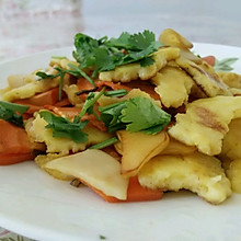 小炒蛋饼