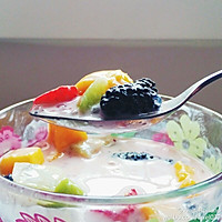 夏日圣品西米酸奶水果捞的做法图解3