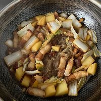 猪肉土豆炖粉条的做法图解6