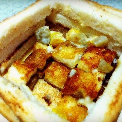（非烤箱）土司蜂蜜厚多士~快手早餐