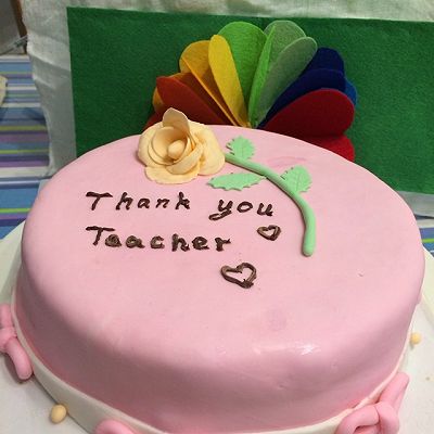 翻糖蛋糕～教师节