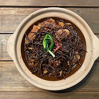 #减一点更好#干豆角烧排骨(下饭菜)的做法图解10