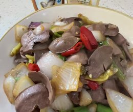 #鸡汁入家宴 感恩正当“食”#家常爆炒腰花！鲜香脆嫩无腥味！的做法