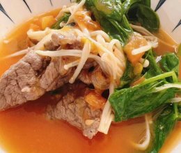 百香果酸汤牛肉的做法