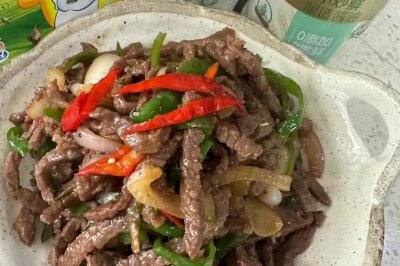 爆炒黄牛肉丝 鲜香美味 超级下饭神器