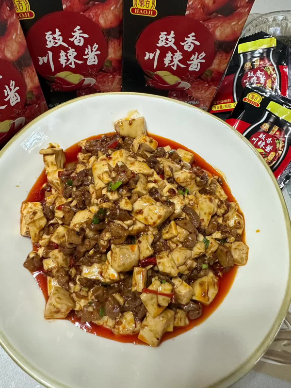 麻婆豆腐 简单的家常做法 鲜香麻辣 超级好吃