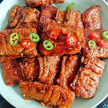 红烧炸带鱼