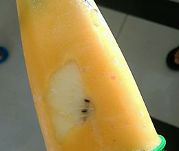 芒果牛奶水果冰棍（无糖低热量）的做法