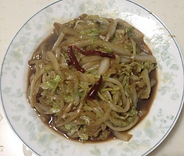 酸辣醋溜白菜的做法