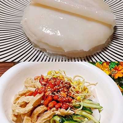 面粉怎样才能做出Q弹嫩滑爽口凉皮（上）——有面筋版
