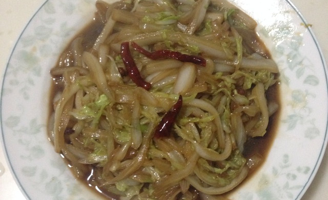 酸辣醋溜白菜