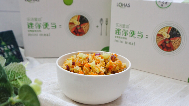 不用一粒米的代餐炒饭的做法