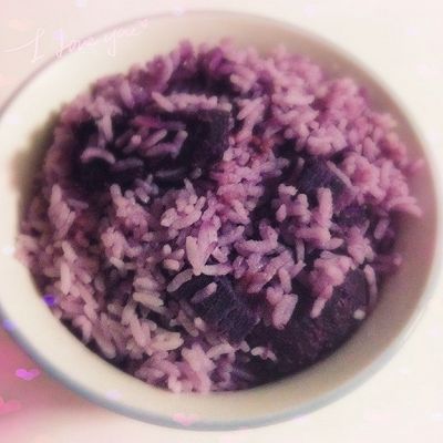 养生从粗粮开始—紫薯饭