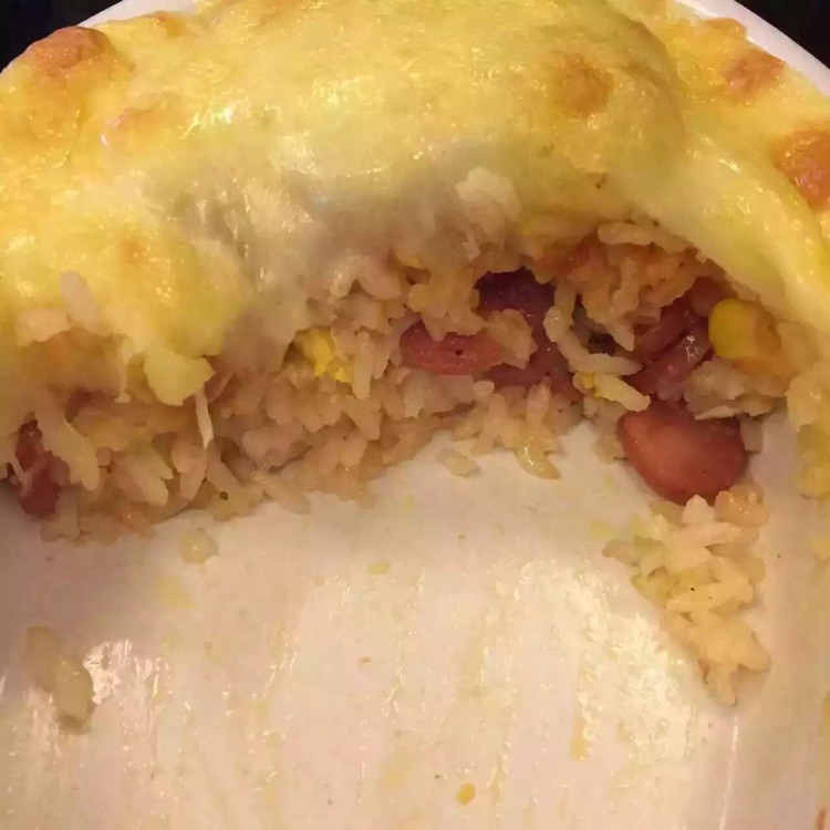 土豆火腿焗饭