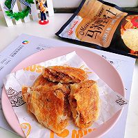 芝士豆沙粽酥饼#安佳真芝味，真芝真有料-瀑布拉丝#的做法图解6