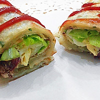 牛肉手抓饼卷#十二道锋味复刻#的做法图解18
