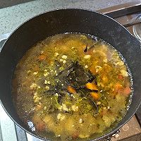 酸菜肉末小锅米线 加餐首选可diy的做法图解6