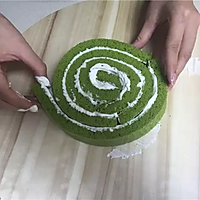 抹茶漩涡蛋糕的做法图解10