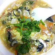 香菇木耳肉片汤