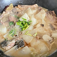 #食来运转，新年干杯#咸鱼炖萝卜的做法图解6