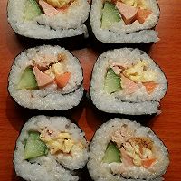 金枪鱼寿司的做法图解2