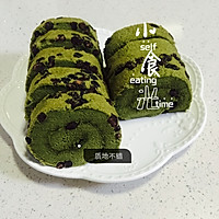抹茶红豆卷的做法图解4