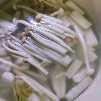 刷脂餐｜菌菇豆腐冬瓜虾仁汤的做法图解5