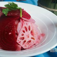 胭脂莲藕#“宴”遇灵山，拈花品素#的做法图解5
