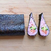 #营养小食光#花朵寿司的做法图解15
