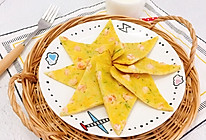 黄瓜鲜虾蛋饼的做法