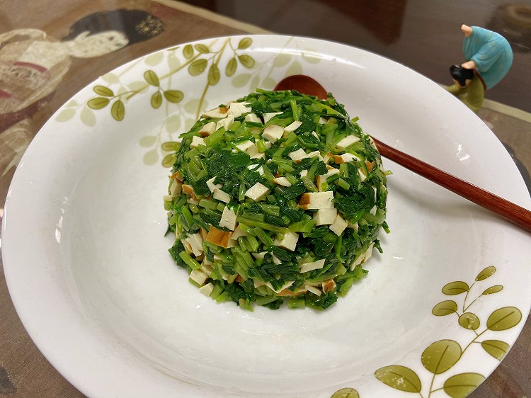 马兰头拌香干的做法