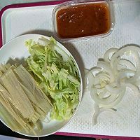 炒冷面的做法图解1