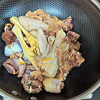 #中秋跟着金龙鱼外婆乡小榨菜籽油一起吃香喝辣#毛豆子烧鸡的做法图解5