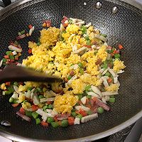 #让每餐蔬菜都营养美味#黄金杂蔬炒米的做法图解5