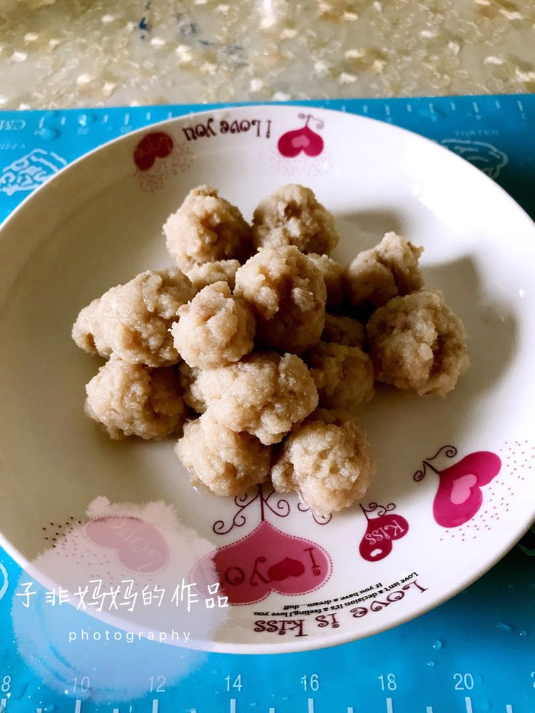 鳕鱼猪肉丸的做法