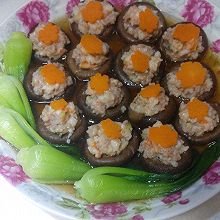 好吃的不要不要的香菇酿虾肉