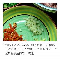 长叶芫荽 [yán sui]炒牛肉的做法图解1