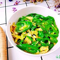 #全电厨王料理挑战赛热力开战！#尖椒炒鸡蛋的做法图解7